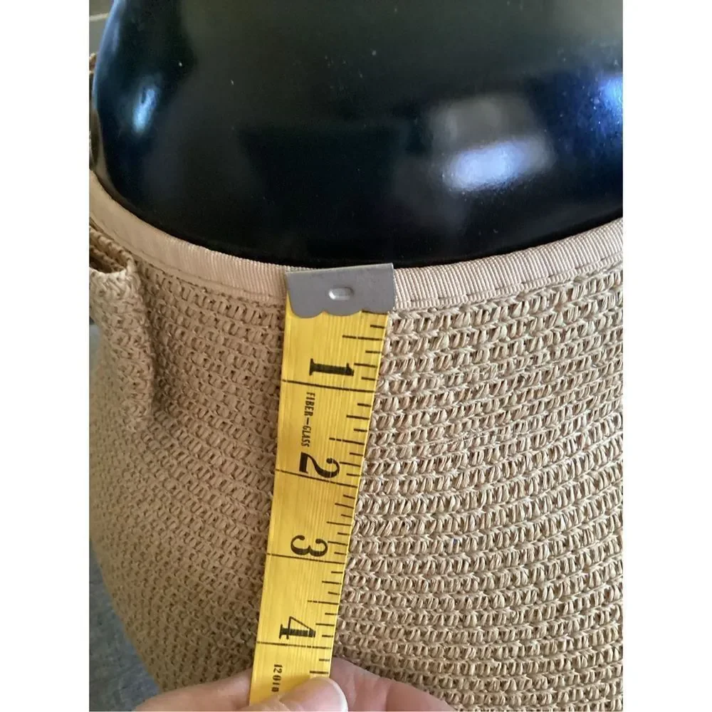 Bow Closure Roll Up Visor Hat - Picture 5 of 8